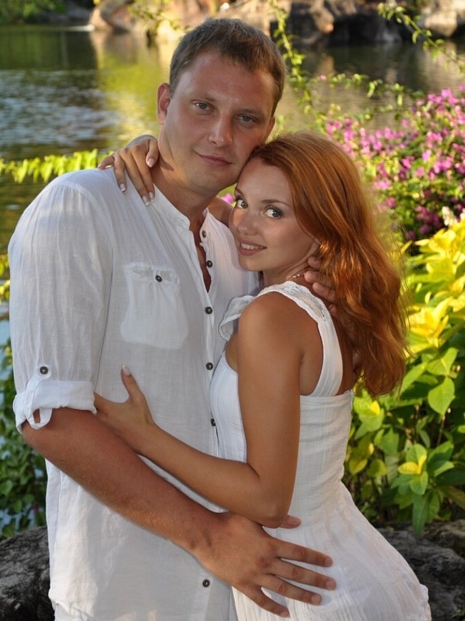 Ольга Кузьмина и её первый муж Алексей Терещенко