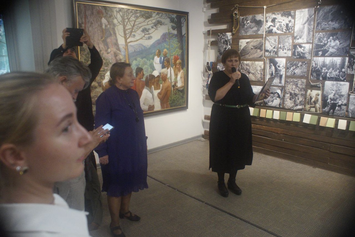 В музее художника  Ряузова открылась выставка "Степан Орлов. Столбы и столбисты". Фотограф Ксения Махнева