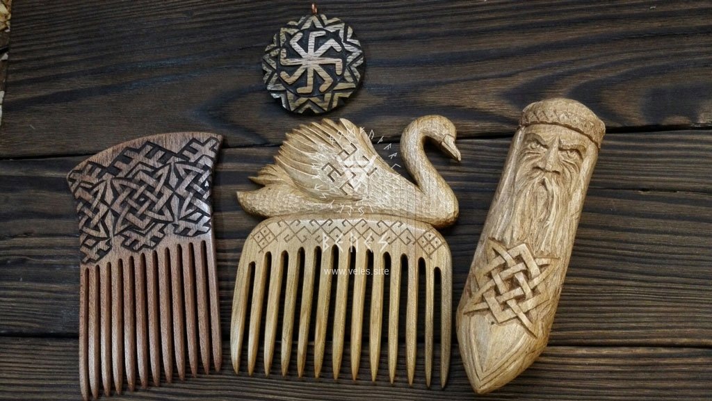 Славянский быт: предметы обихода славян с обережной символикой veles.site