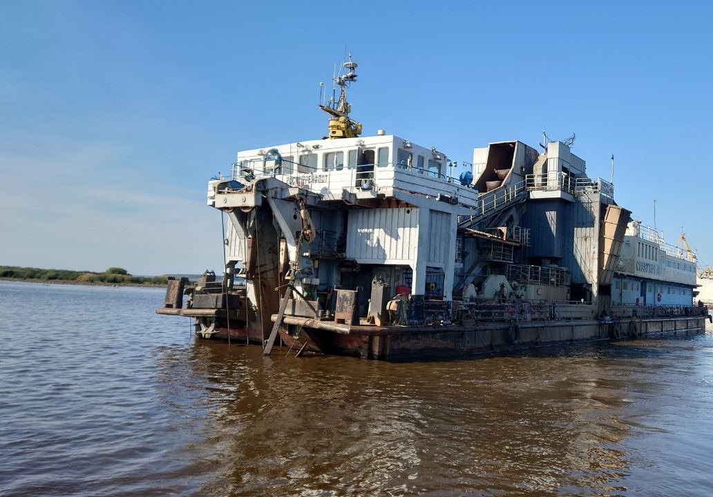 Земснаряд «СЗ-601» работает на Шексне в навигацию 2023 года. Фото morflot.gov.ru