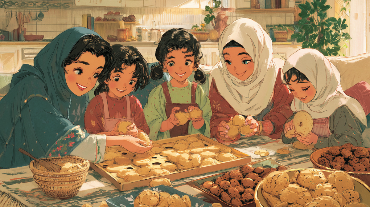 Традиционное приготовление маамуля к празднику