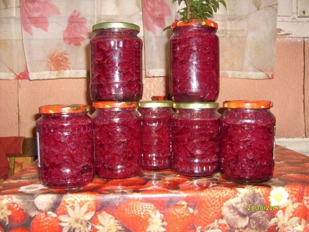 Заготовки на зиму: Икра из свеклы