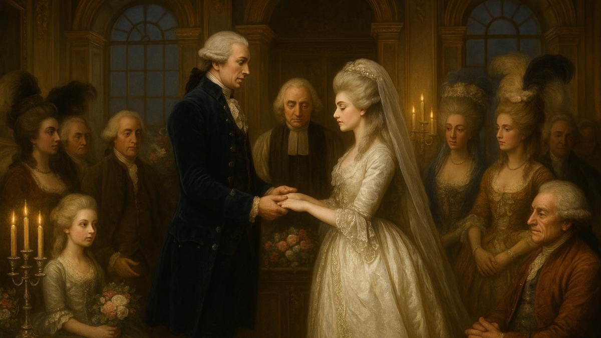 В иллюстративных целях. Церемония венчания