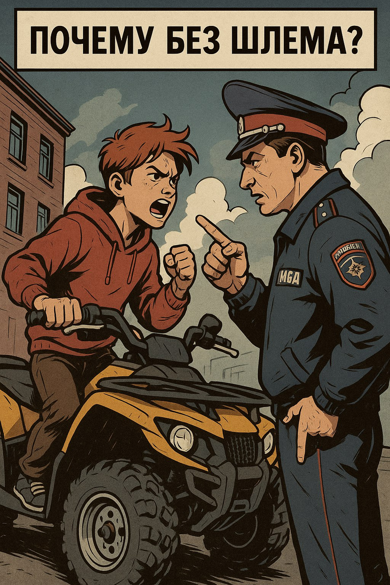 Почему на квадрицикл не нужен шлем? Разбираем законы и нюансы