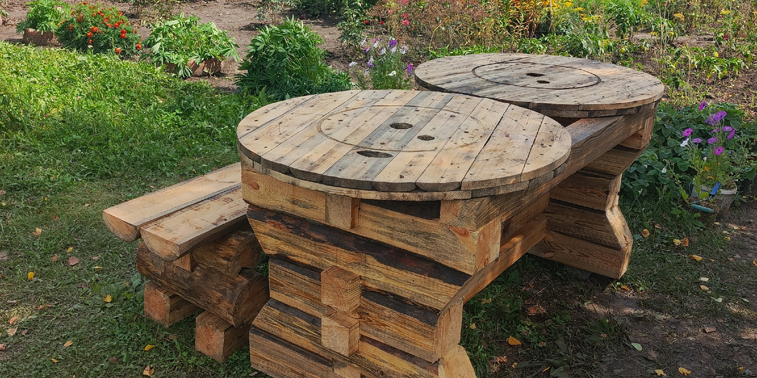 Из хлама в дачную мебель, своими руками.