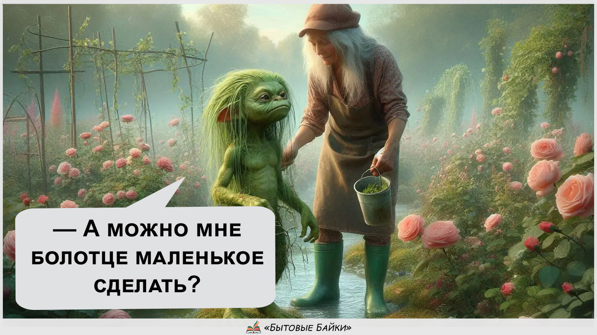 Кикимора на грядках - Рассказ