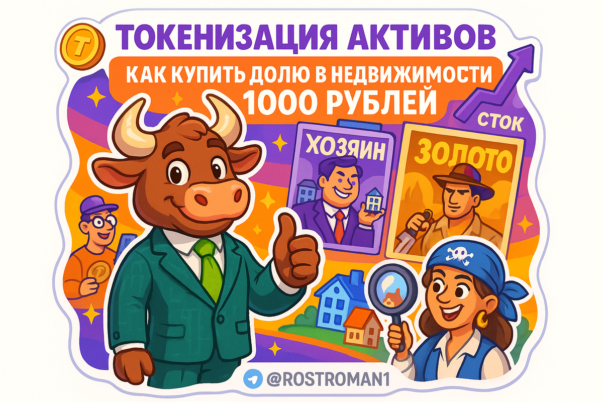    Токенизация недвижимости в 2024: как купить квартиру за 1000 рублей и не потерять деньги РоСТ | Роман о Системном Трейдинге