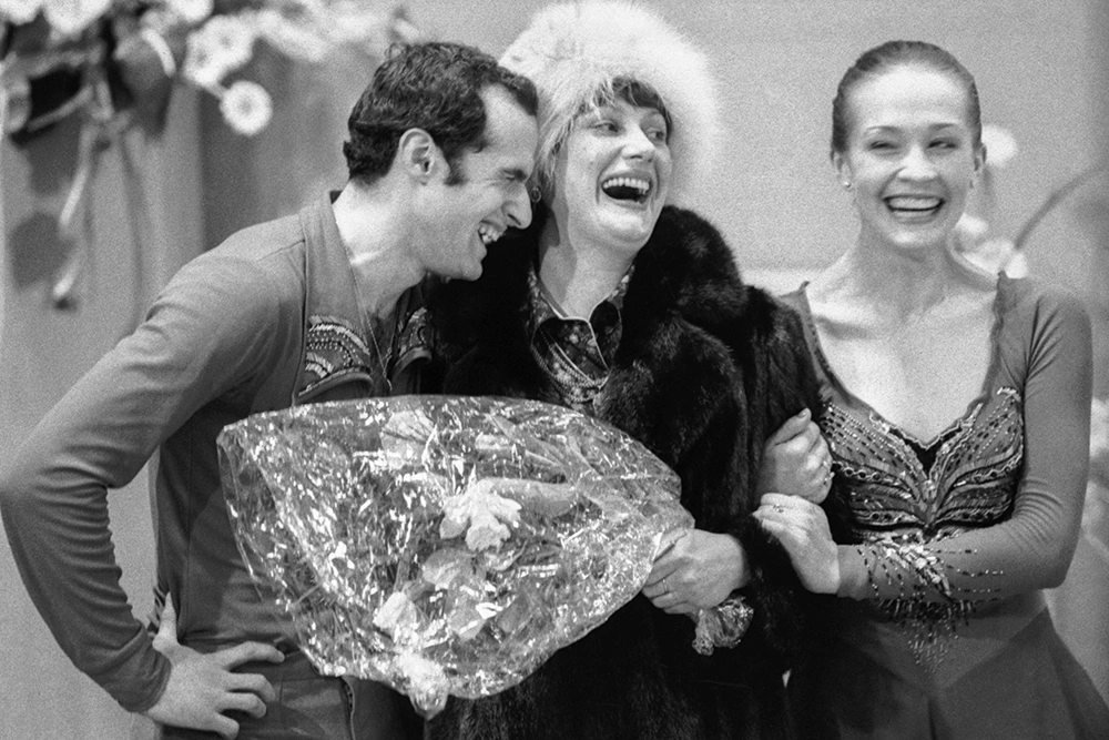 Наталья Линичук и Геннадий Карпоносов с Еленой Чайковской