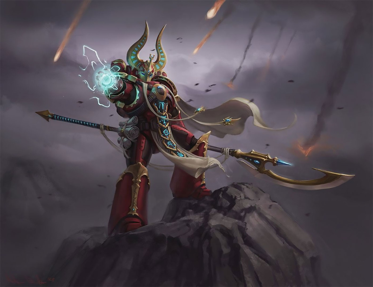 Портрет Аримана. Худ. Adam Barker 