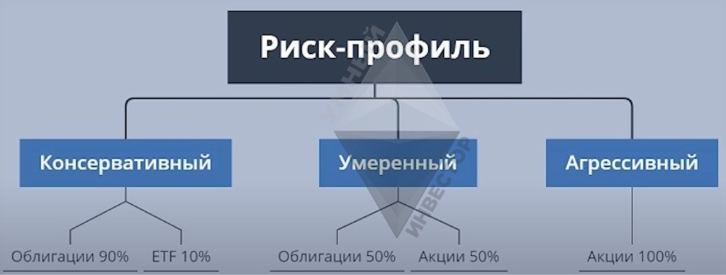 Консерватор. Умеренный инвестор. Инвестор на рост. Активный / Спекулянт. Пассивный инвестор (Buy & Hold)