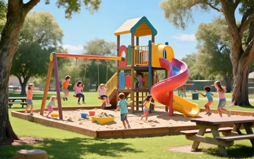    Прокуратура добилась установки детской игровой площадки в Дебесском районе