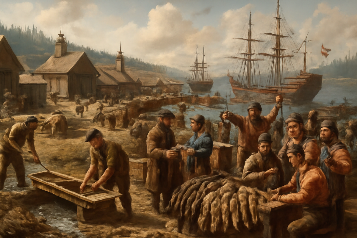 Русская Аляска 1866 золотые прииски пушной промысел процветание и богатство 