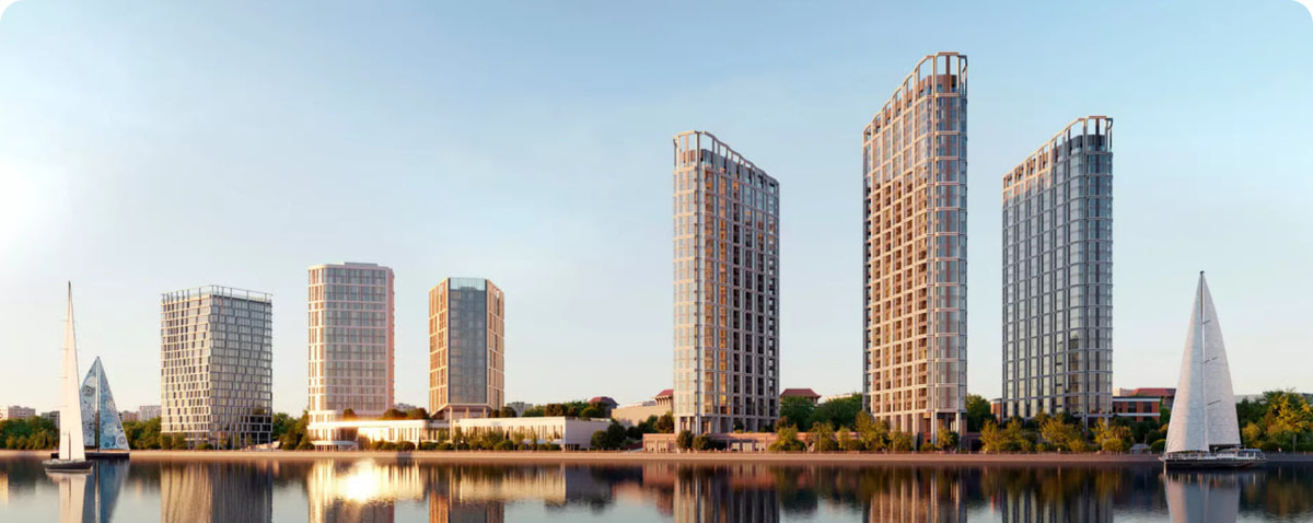 7 новостроек у воды
