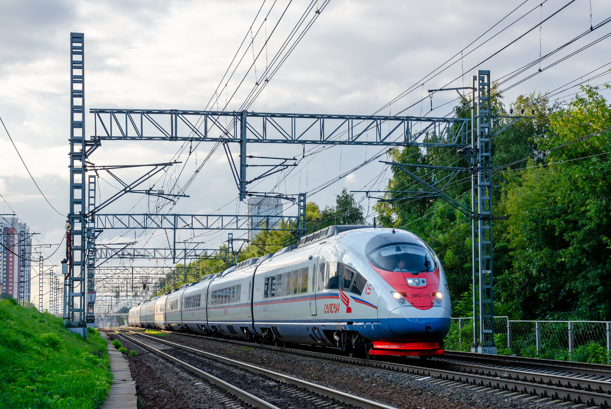 Электропоезд ЭВС1-15. 🚂ТЧЭ-10 Дирекция скоростного сообщения 