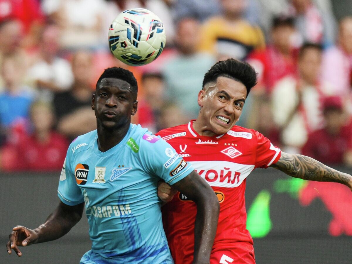    Эпизод матча "Спартак" - "Зенит"© РИА Новости / Григорий Сысоев