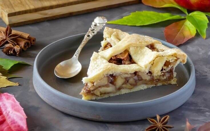 Фото из Pinterest классического американского яблочного пирога