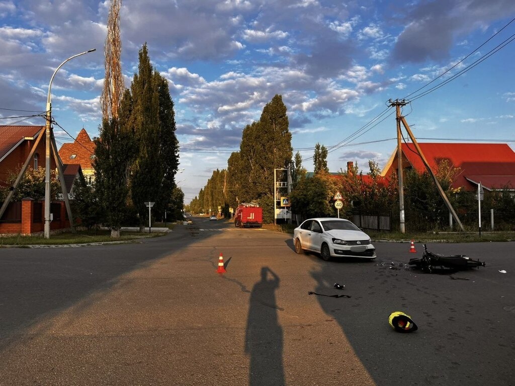    В Оренбурге 15-летний мотоциклист пострадал в ДТП с автомобилем