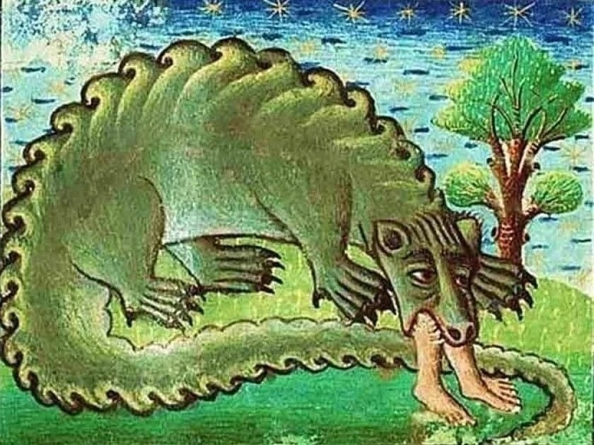 если не узнали, то это крокодил 