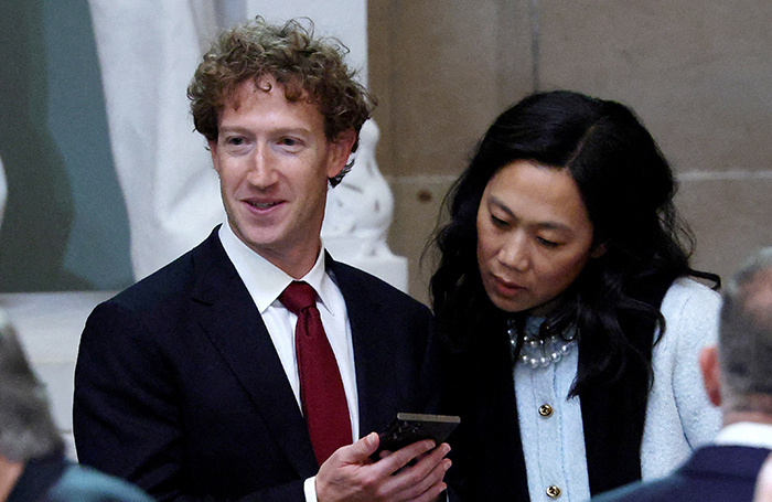    Марк Цукерберг и Присцилла Чан.REUTERS/Evelyn Hockstein