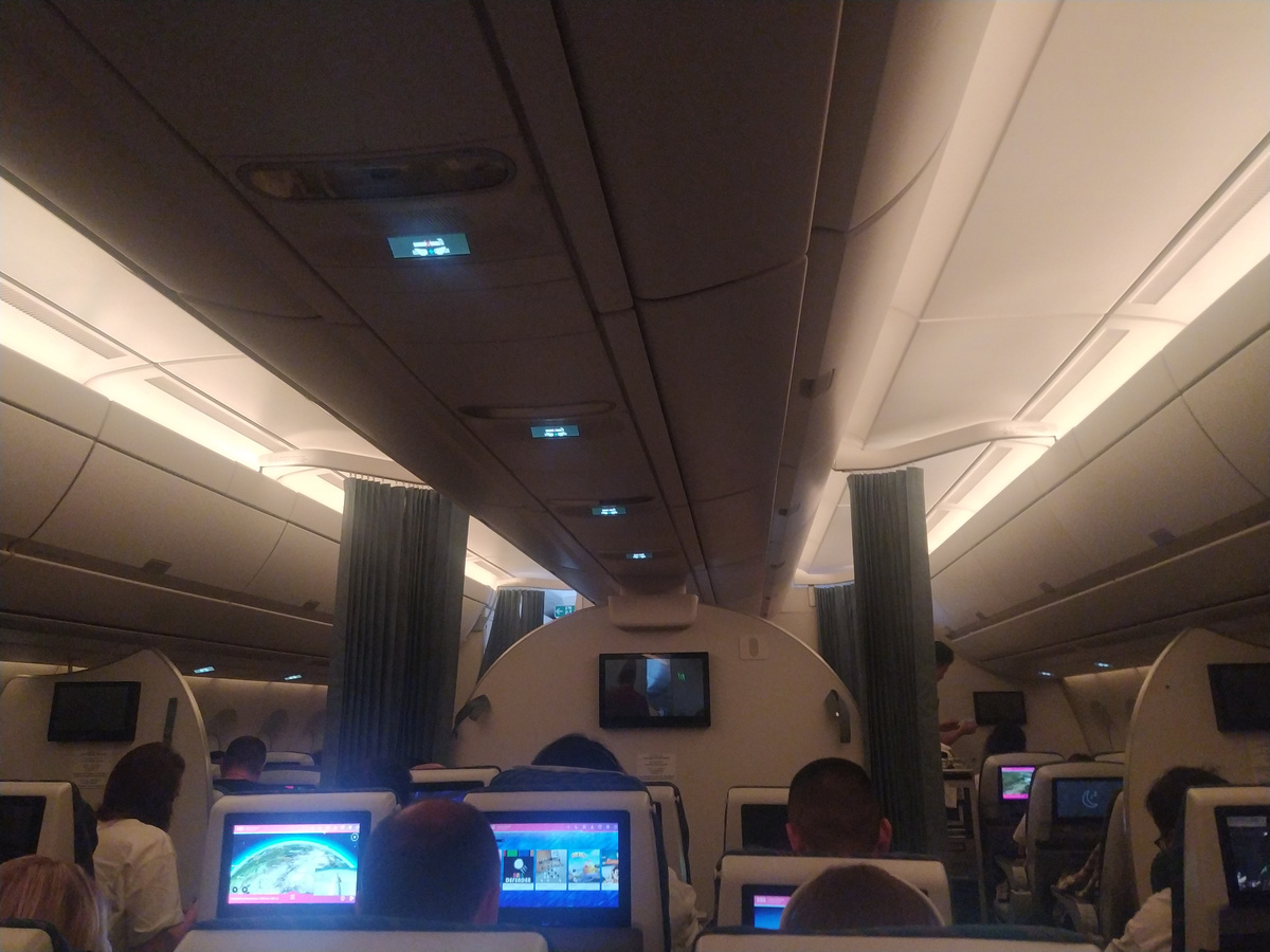 Салон самолета China Southern Airlines