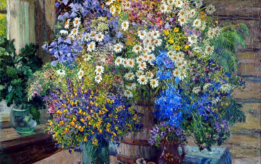 Художник Александр Герасимов. Вернисаж картин с названиями.