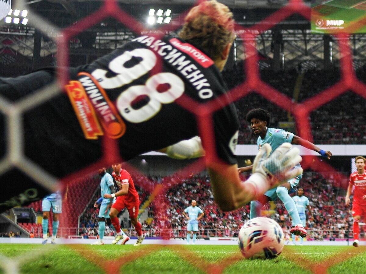    Эпизод матча "Спартак" - "Зенит"© РИА Новости / Григорий Сысоев