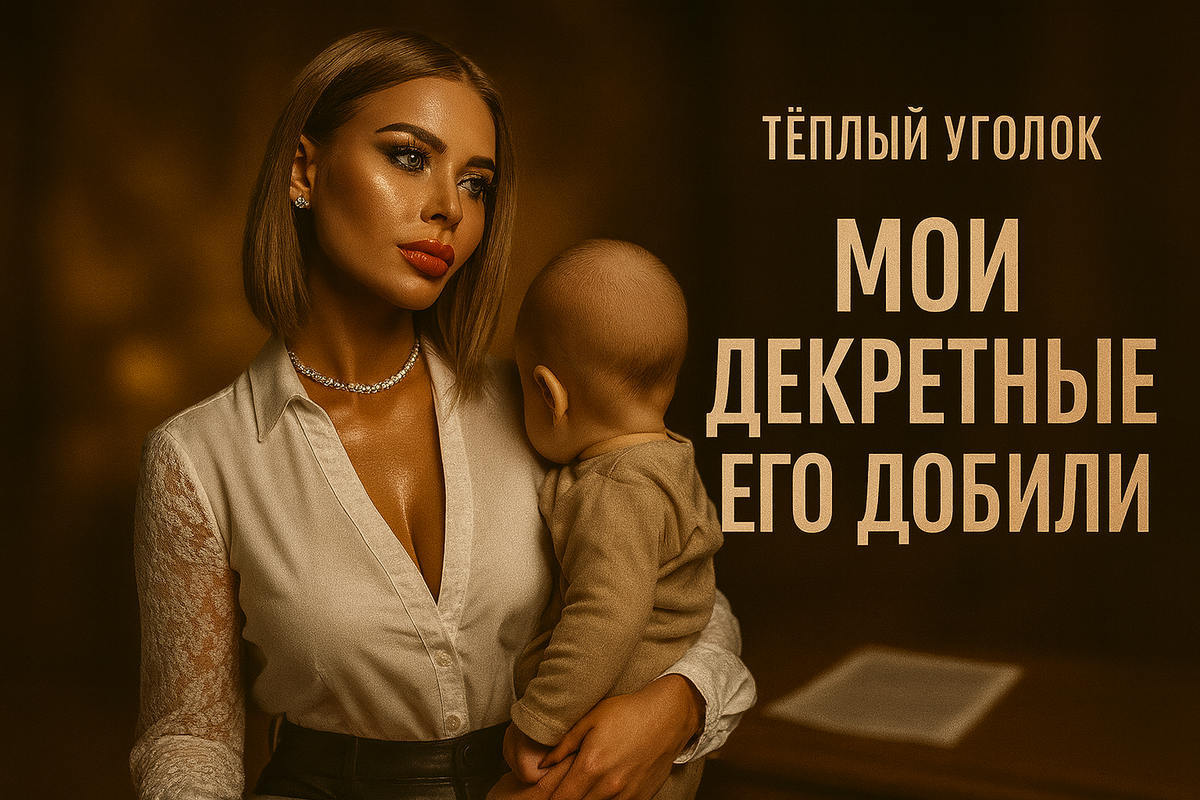 -Сиди дома, я зарабатываю — смеялся муж. Мои декретные его ДОБИЛИ