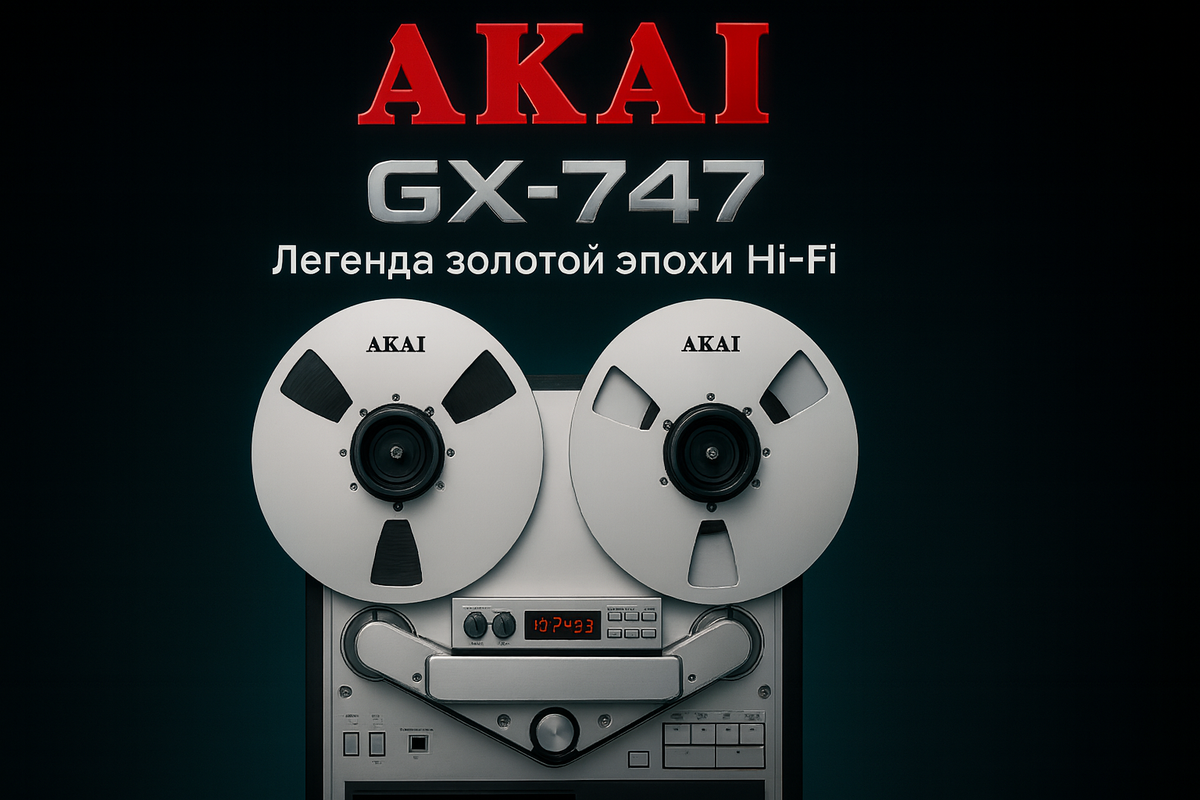 Akai GX-747 — катушечный магнитофон Hi-Fi