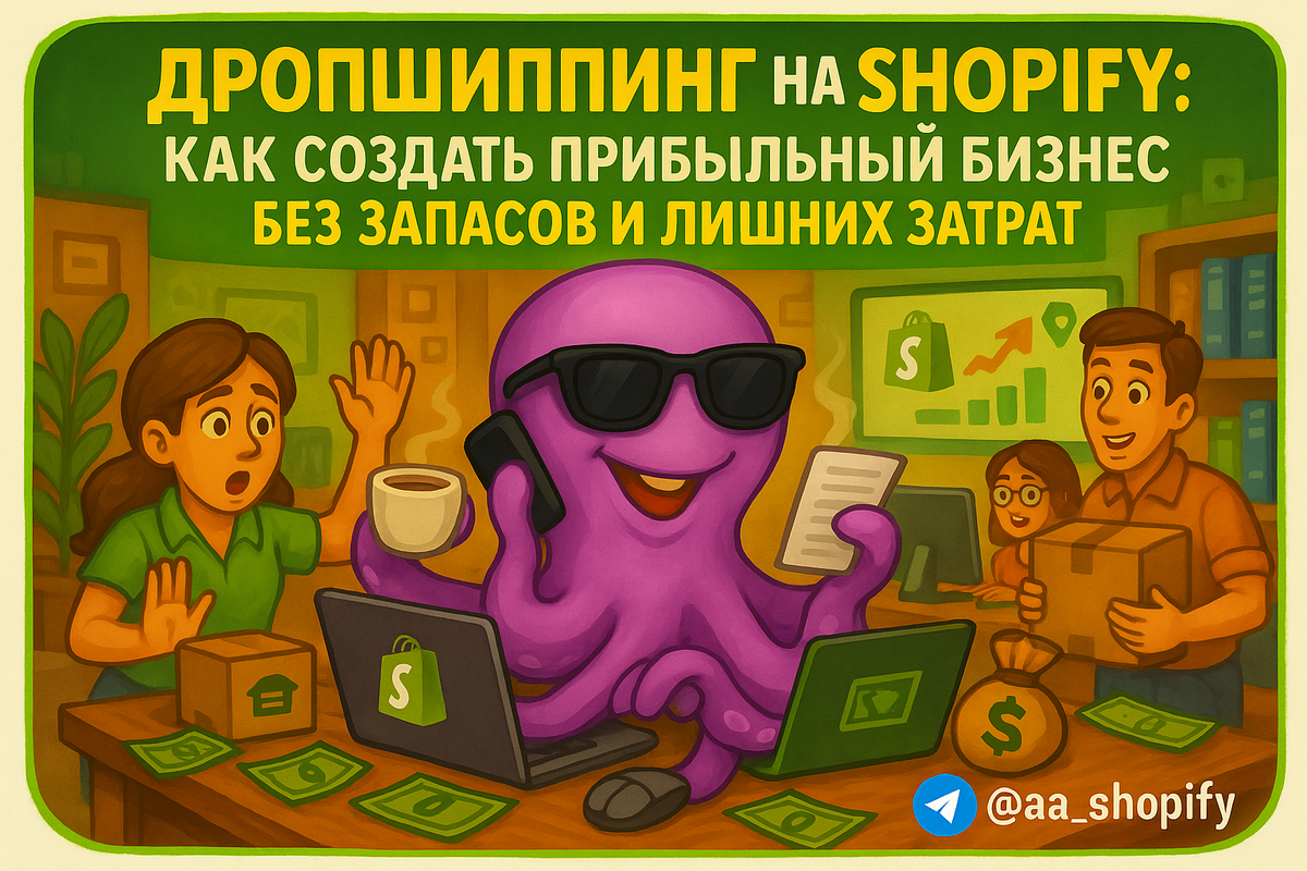    Дропшиппинг на Shopify: Как создать прибыльный бизнес без запасов и лишних затрат aa_ecom