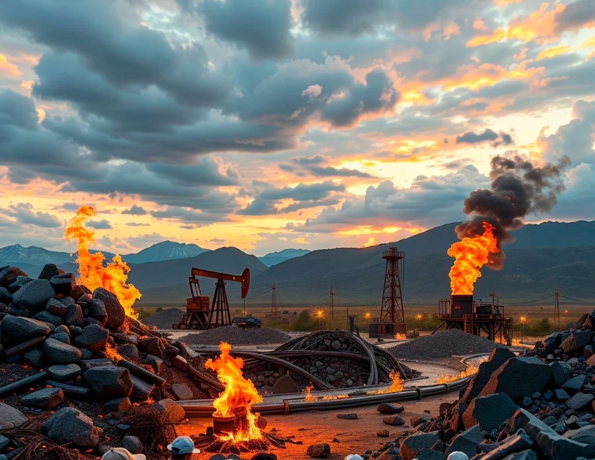 уголь, нефть и газ