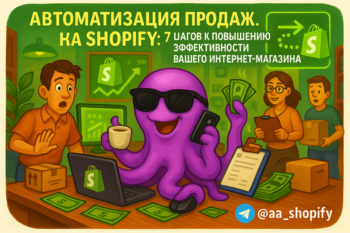    Автоматизация продаж на Shopify: 7 шагов к повышению эффективности вашего интернет-магазина aa_ecom