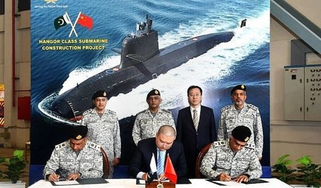 Третья подводная лодка класса «Хангор» для ВМС Пакистана спущена на воду в Китае. Фото: CSOC