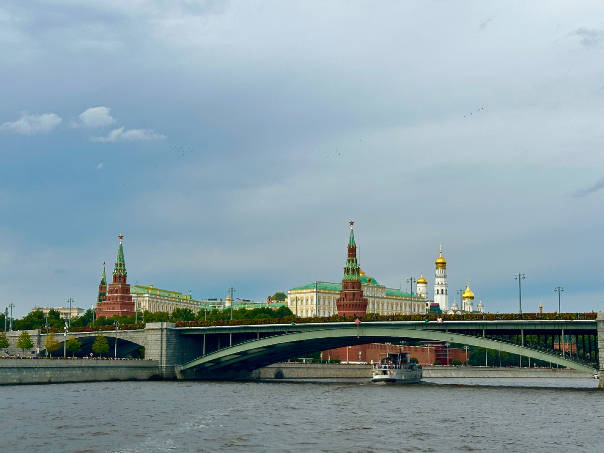Красивая Москва, вид с кораблика