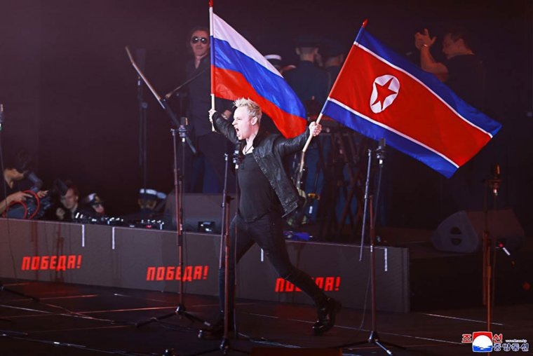 Shaman выступил с концертом в Пхеньяне
Фото:ЦТАК / http://kcna.kp/