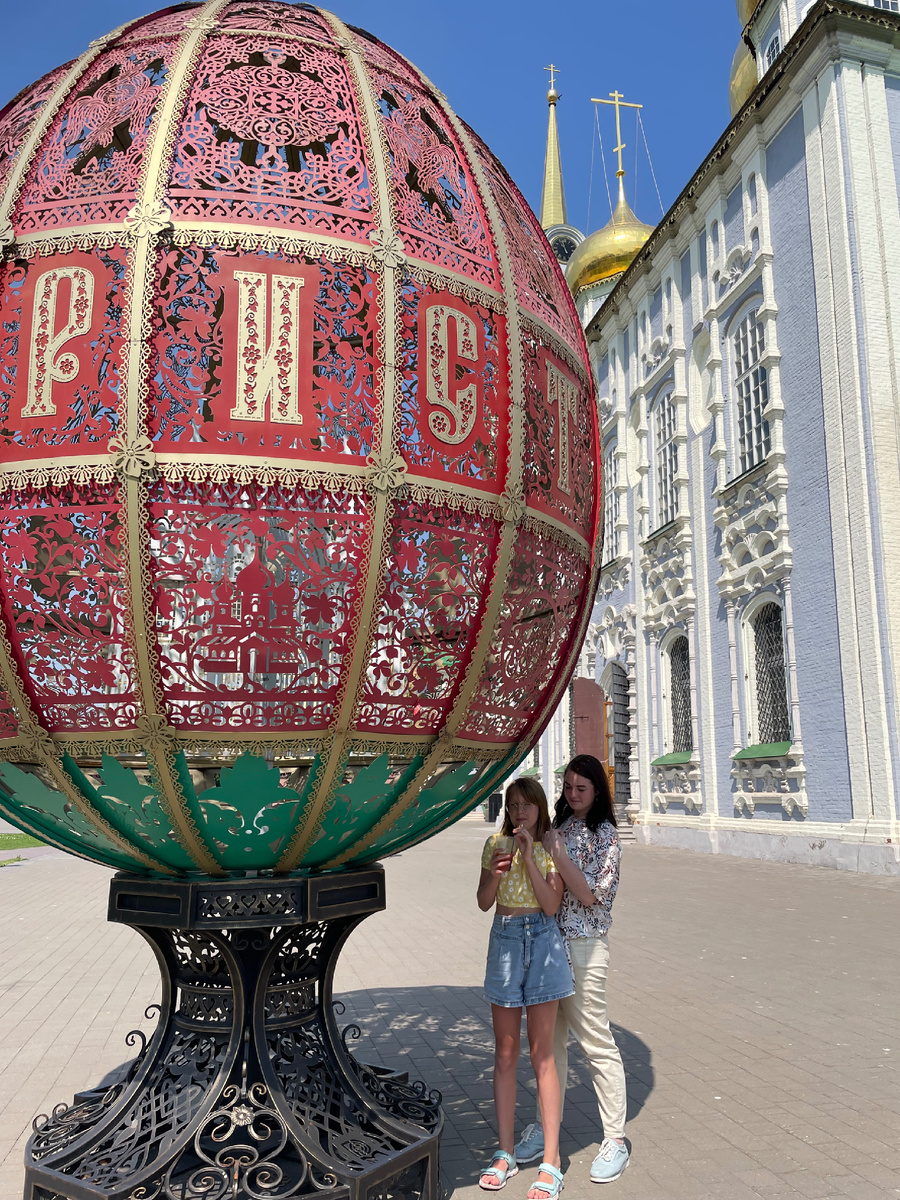 Символ Пасхи-подарок тулякам. Фото автора.