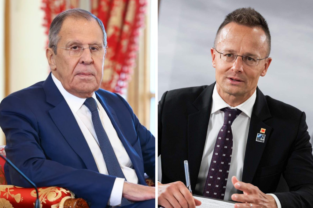    Фото © Telegram / МИД России / Facebook (признан экстремистской организацией и запрещён на территории Российской Федерации) / Szijjártó Péter