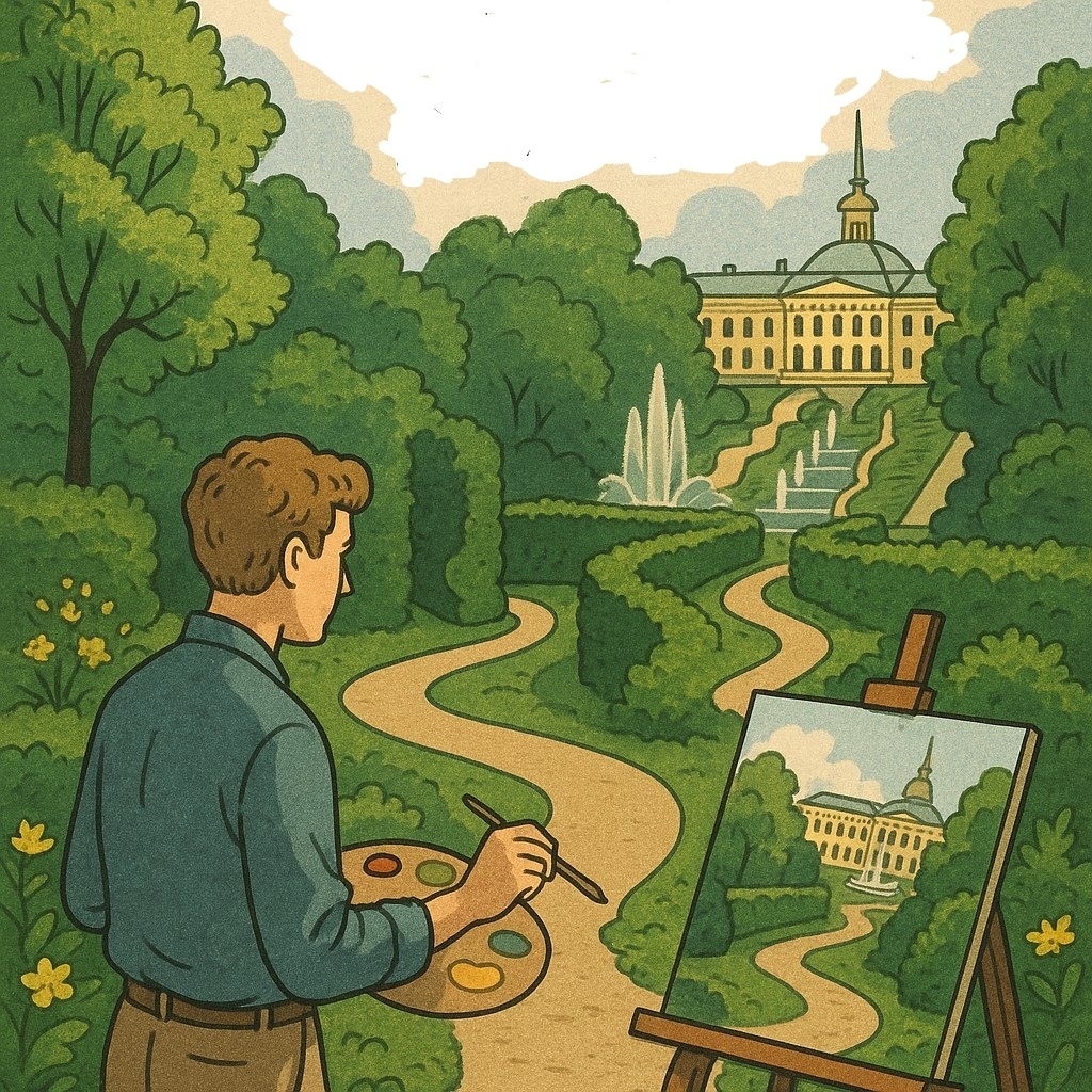 Кругозор Проектировщика: тайна Петергофских дорожек