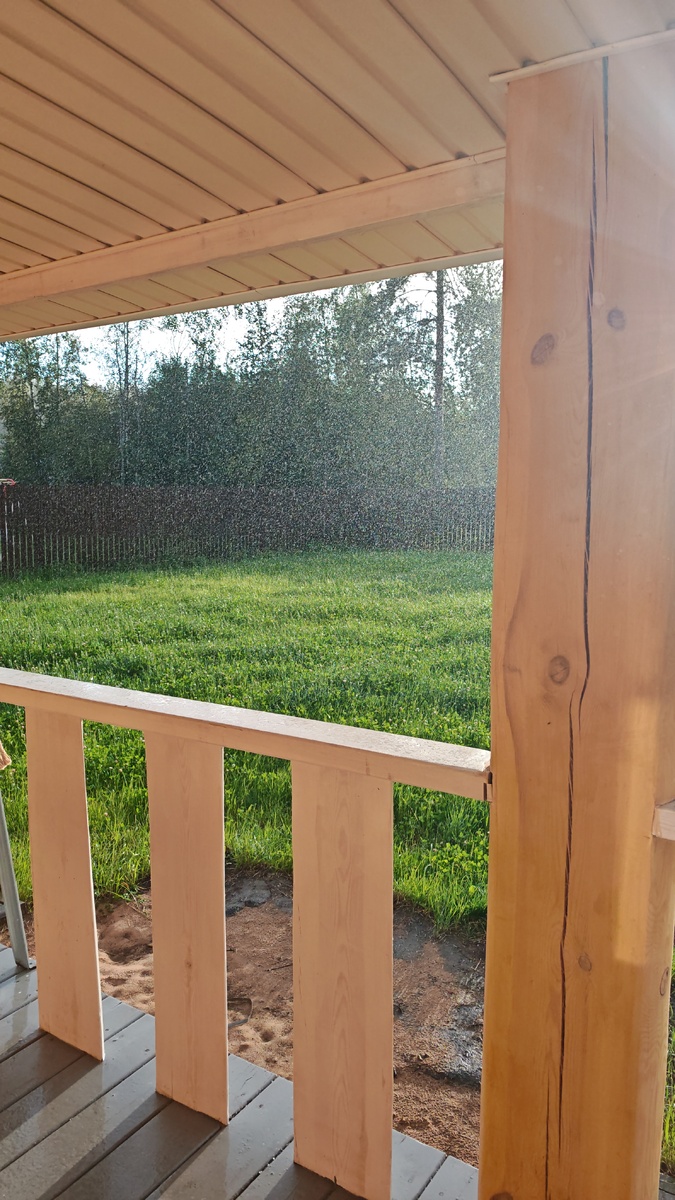 Фото автора. Дождь и солнце 