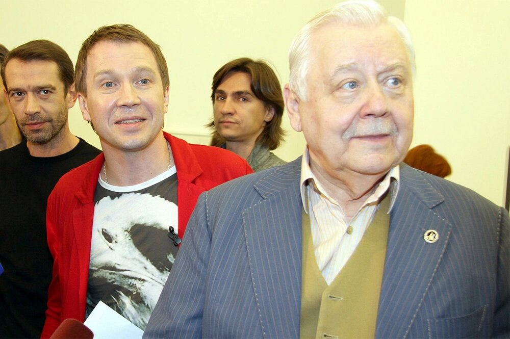    Владимир Машков, Евгений Миронов, Олег Табаков Фото: www.globallookpress.com