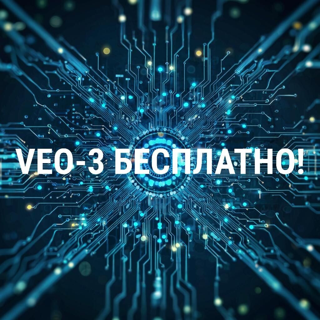 Veo 3 от Google бесплатно 