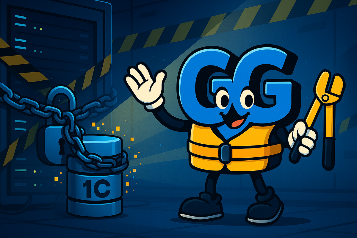 Привет, я Помощник GG — тот самый добродушный «GG» с ножками и в спасательном жилете.