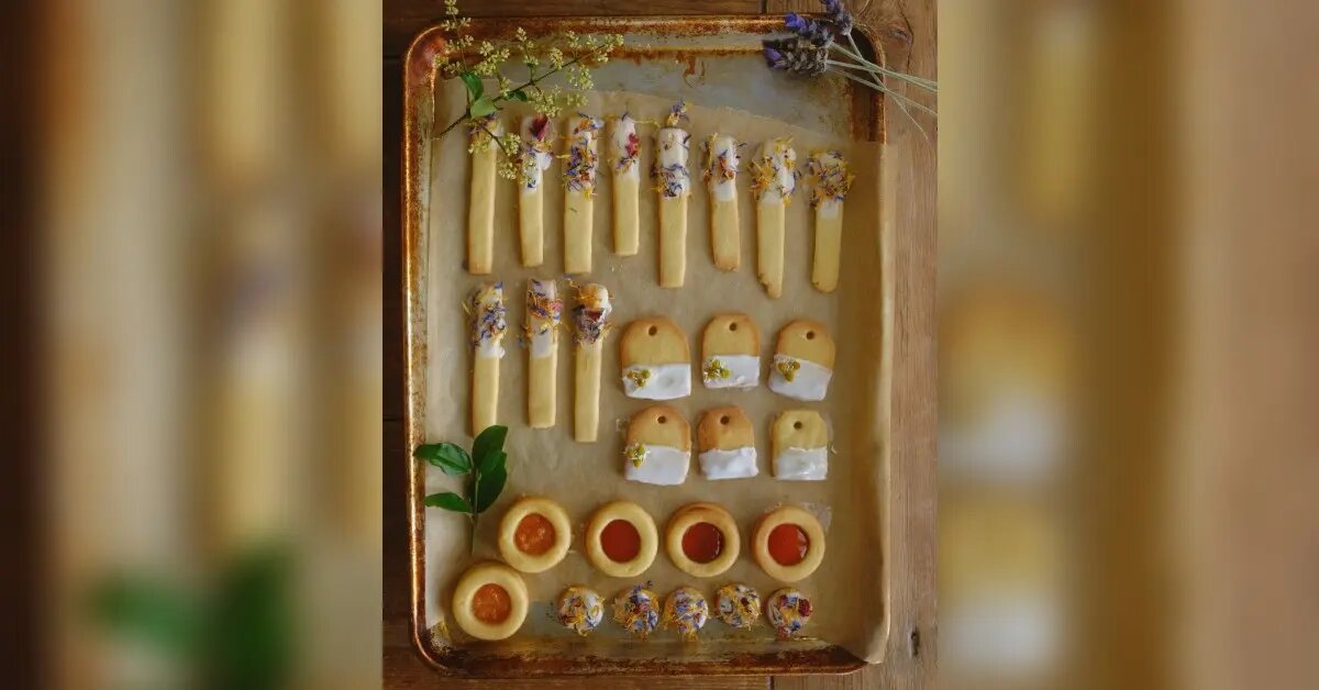 Презентация печенья Меган? Аппетитно? Противень и правда не блестящий