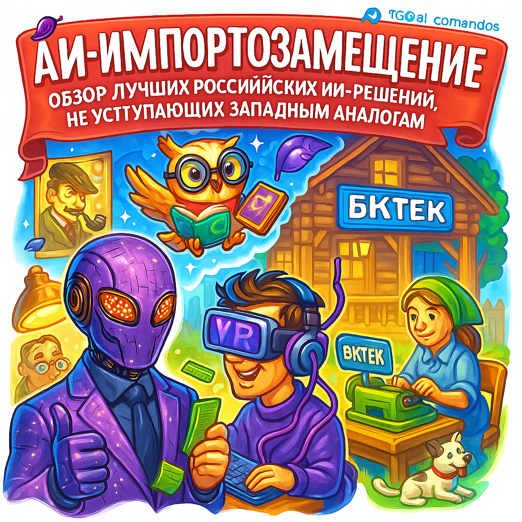    AI-ИМПОРТОЗАМЕЩЕНИЕ: ТОП-5 Российских AI-решений, которые УЖЕ ОБОШЛИ ЗАПАДНЫХ конкурентов Дмитрий Попов | Comandos.ai