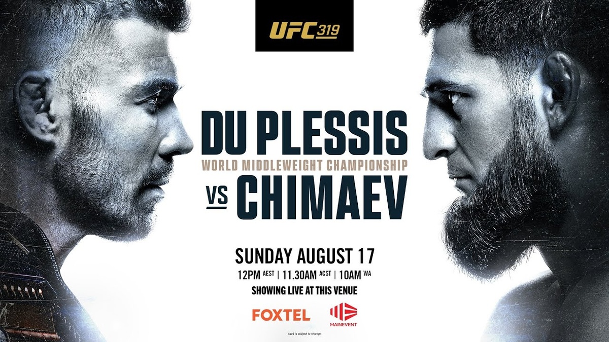     Постер турнира UFC 319