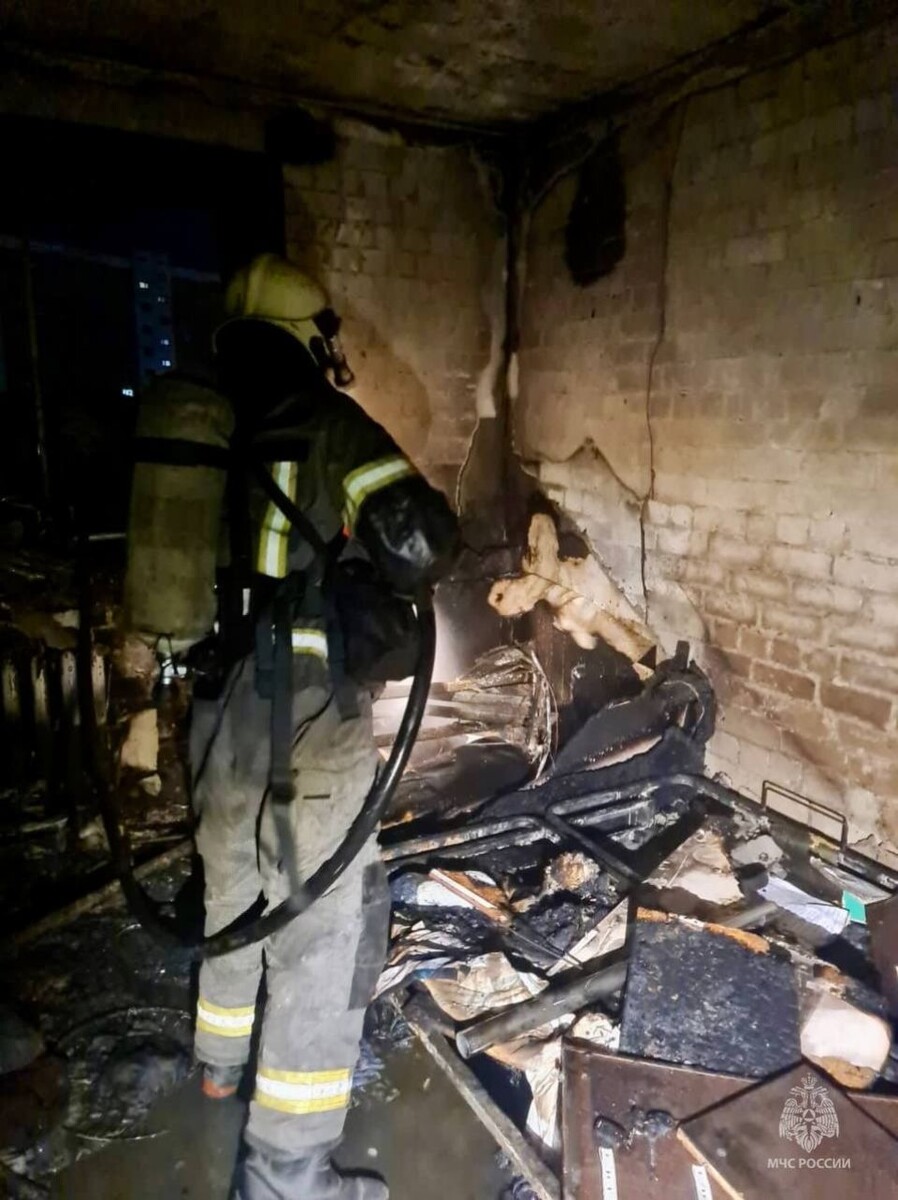    Пожар на ул. Водопроводной. Источник: ГУ МЧС по Алтайскому краю