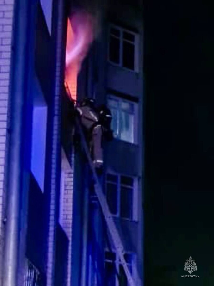    Пожар на ул. Водопроводной. Источник: ГУ МЧС по Алтайскому краю