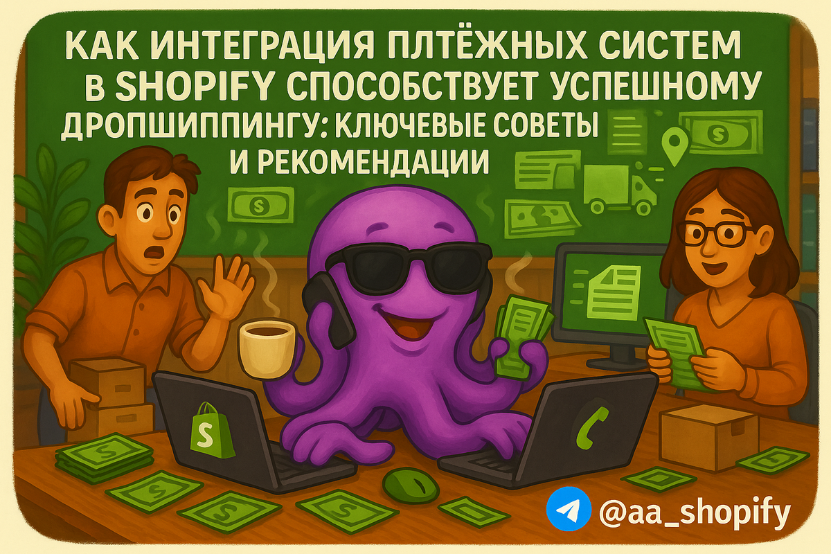    Как интеграция платёжных систем в Shopify способствует успешному дропшиппингу: ключевые советы и рекомендации aa_ecom