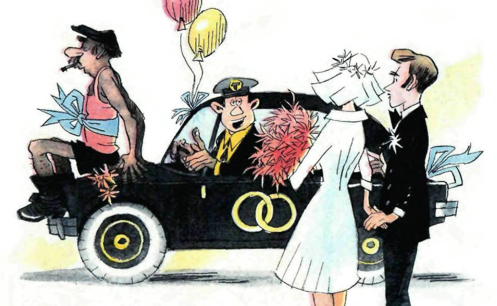 - Кукол для свадебной машины всех разобрали. Вот, спасибо, дядя Коля согласился