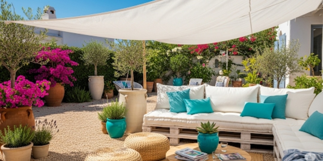 Не только шашлыки: Как превратить ваш задний двор в шикарное патио в стиле Ибицы, потратив копейки