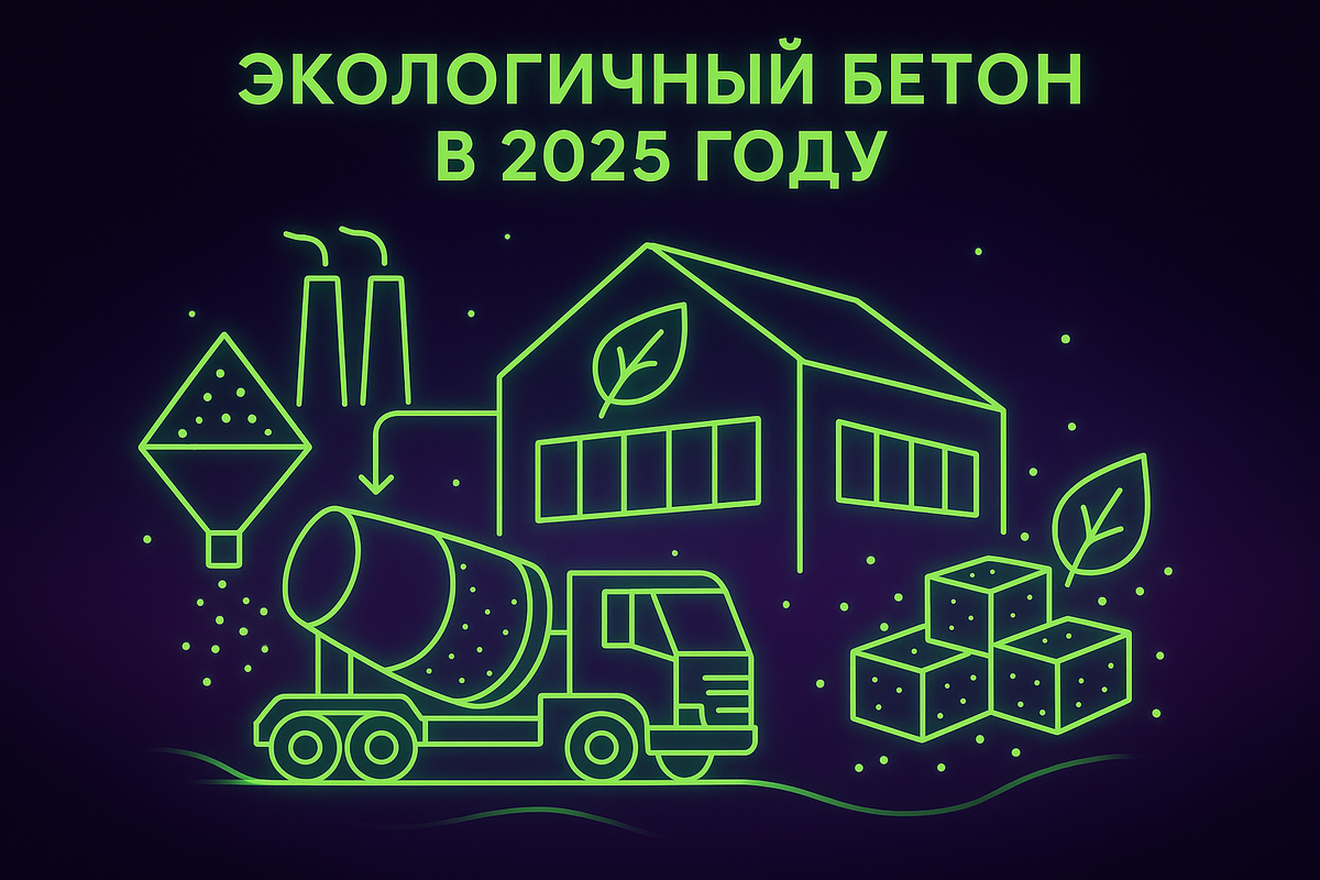    Экологичный бетон 2025: как золошлаки и вторсырье спасают планету от строительства, убивающего природу Kovyazin Oleg